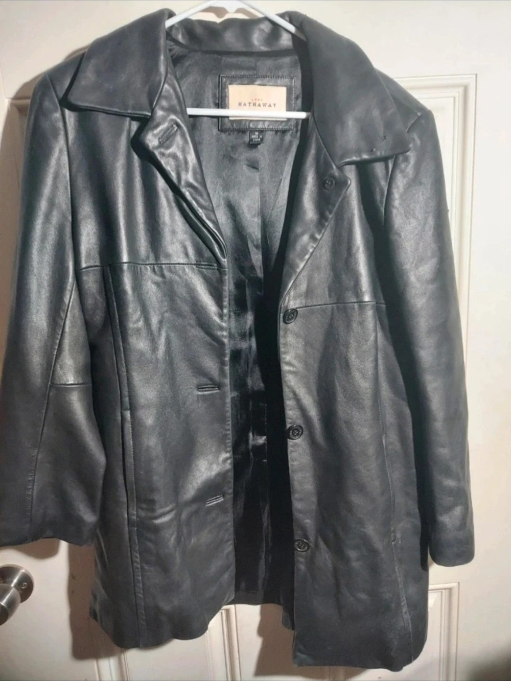 Lady Hathaway 90s Vintage With Authentic 100% Leather Jacket